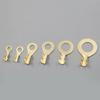 150Pcs Non-Insulated RingsTerminals Electric Wire Connectors Rings End Terminals O-Type Rings Lugs Crimp Cable Terminals