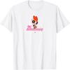 Het Powerpuff Girls Blossom Retro Sterren Logo T-shirt