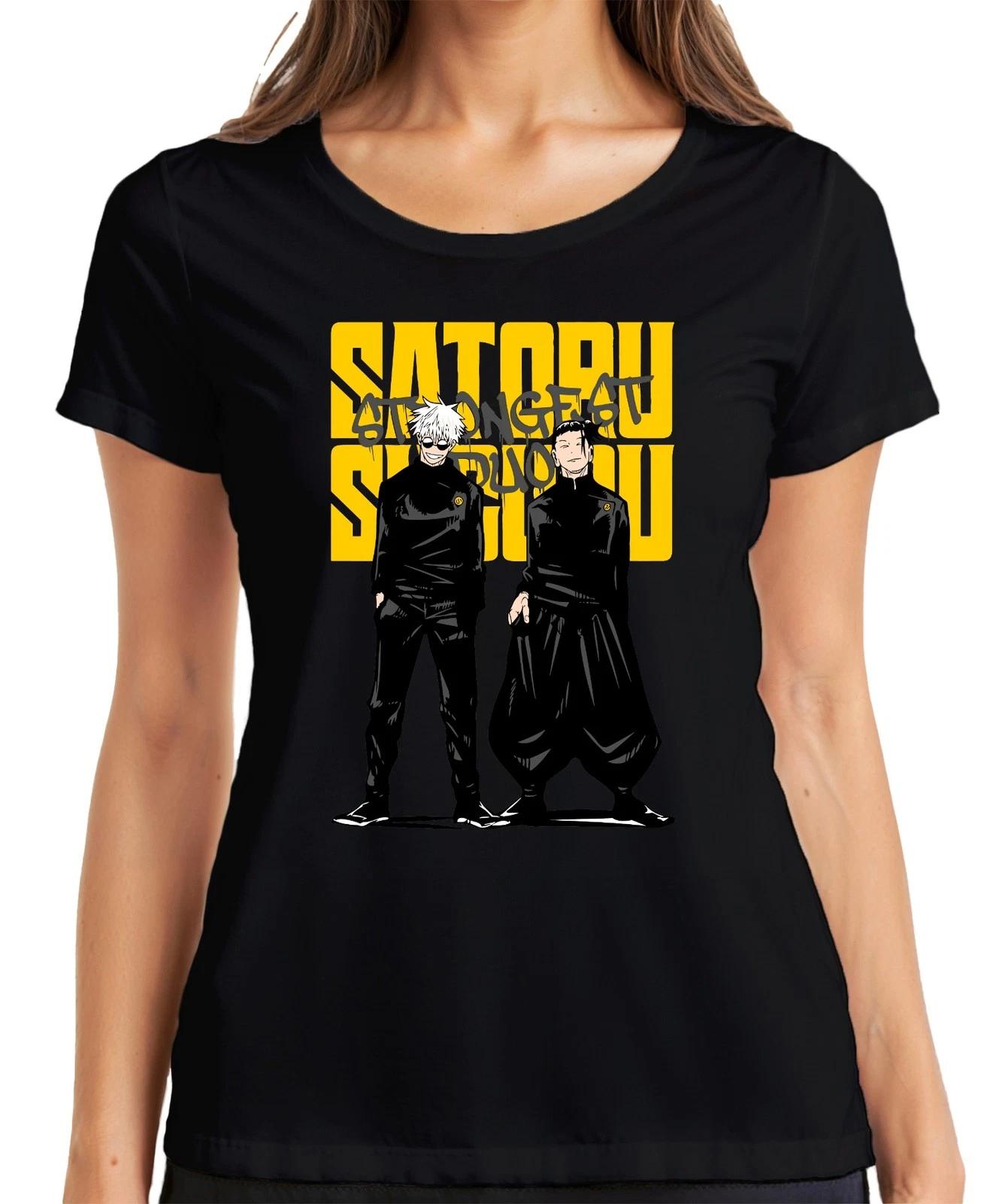Satoru Gojo Geto Strongest Duo Jujutsu Kaisen Anime Ästhetik Japan Y2K Damen T-S XXXXL