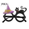 Novelty Themed Party Eyewear Halloween Pumpkin Glasses, Funny for Kids Adults, Spooky Cute Ghost Eyeglass Frames Photo Booth Props, Trick or