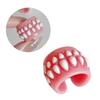 Creative Design Teeth Brackets Lovely Resin Rings for Women Men Open Lover Rings Fashion Ring Jewelry Accessories Gift