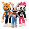 Herr. Hopp's Playhouse 2 Plüschtiere Mr. Hopp Mr. Stripes Miss Bo Figur Weiches Kuscheltier Puppe Horror Plüschtier Halloween Weihnachten