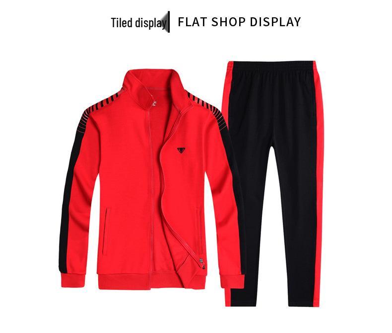Unisex Student Sportswear Set: Spring/Autumn Long Sleeve Two-Piece Outfit for Couples