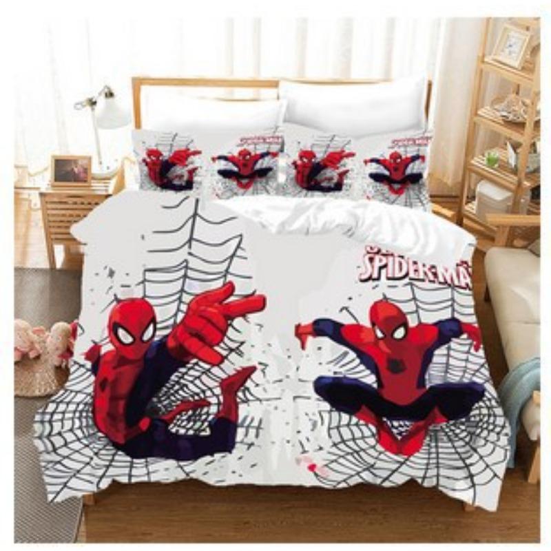 

Home Textile Three-Piece Four-Piece Digital Printing Quilt Cover, Cartoon Bedding 3D Printing 90*190