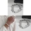 Minimalist Stainless Steel Pearlstyle Bracelet For Women And Men Gift Ideas