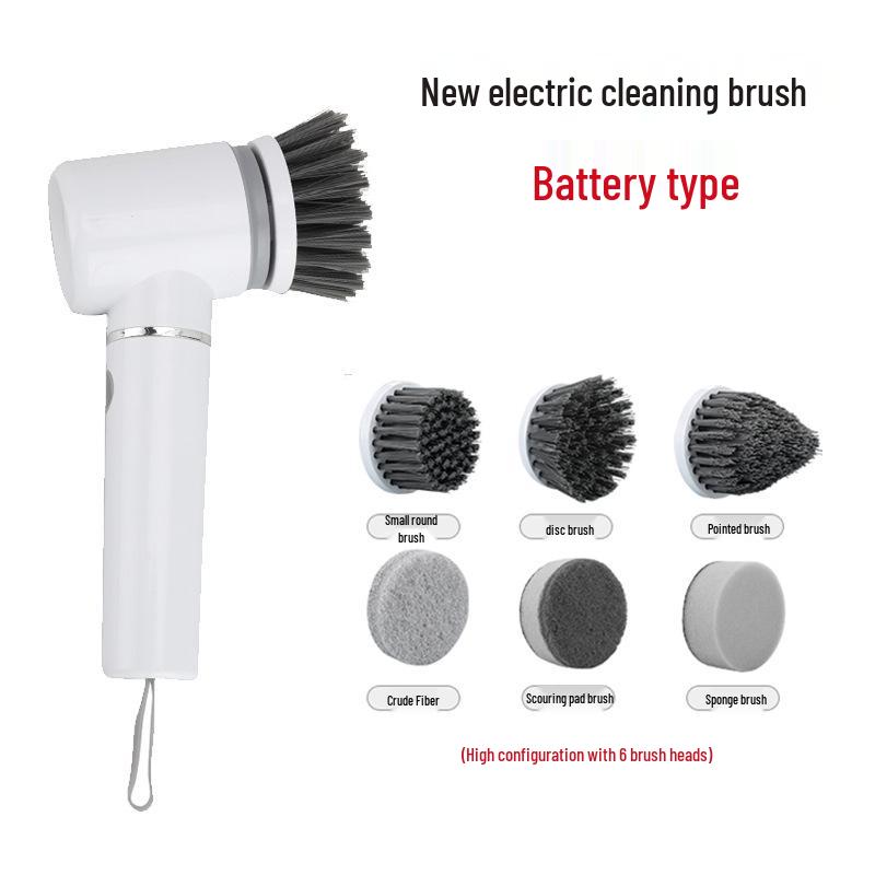 

Беспроводная электрическая многофункциональная чистящая щетка для кухонных, ванных и плиток для бассейна