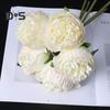 1 Bouquet 5 Heads Peony Artificial Faux Silk Fake Flowers Wedding Decor