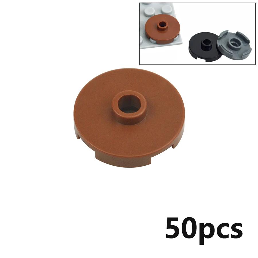 50 Stück 18674 Steine 2x2 Runde Platte mit 1 offenem Noppen DIY enlighten Bausteine Spielzeug Montiert Kleine Partikel Kompatibel Leduo