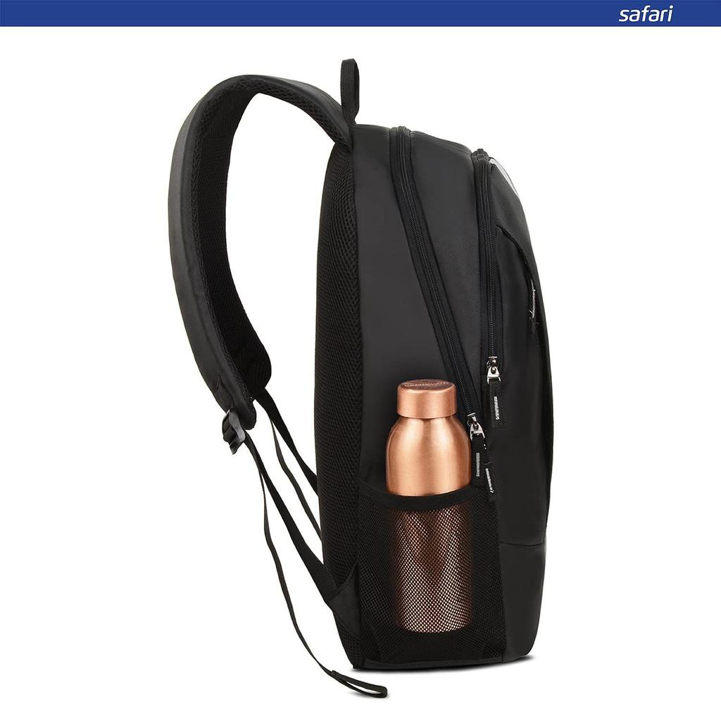 Flash Medium 26L Water Resistant Polyester Casual Standard Backpack - Black