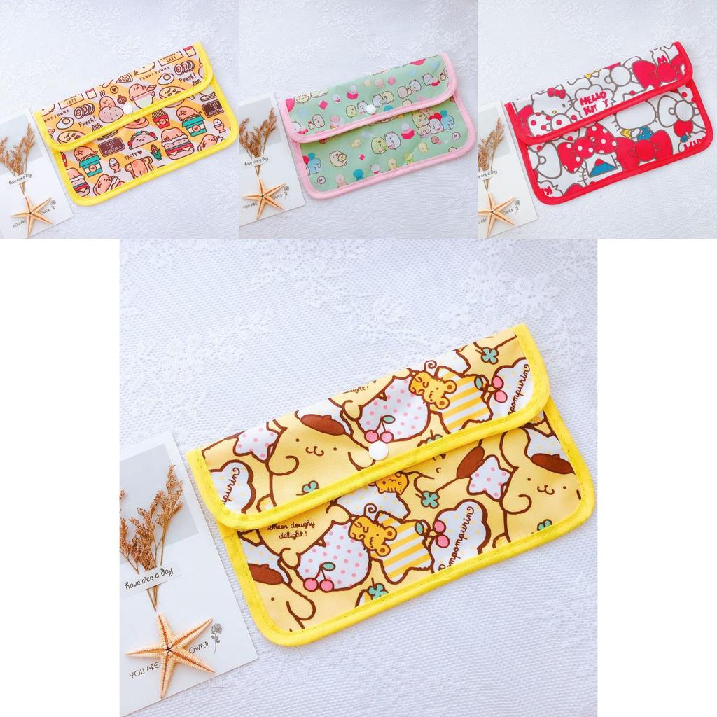 Hello Kitty Crayon Shin Chan Cartoon Portable Case With Multi Purpose Storage For Students And Kids