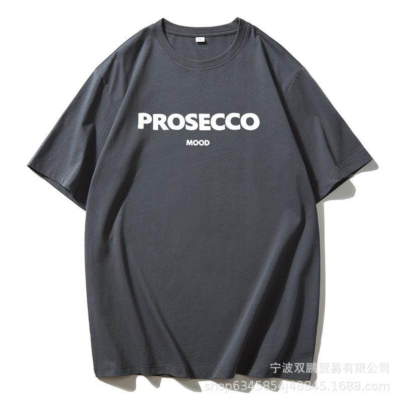Plus Size  Women's Summer Letter-printed Round Neck Loose Short Sleeved Top