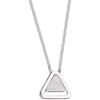 Simple Design Collarbone Necklace Girls Banquet Wedding Ceremony Triangular Pendant Neck Decor Jewellery Birthday Gift