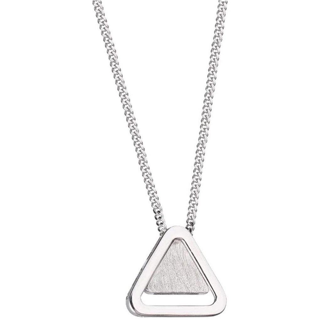 Simple Design Collarbone Necklace Girls Banquet Wedding Ceremony Triangular Pendant Neck Decor Jewellery Birthday Gift