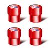 4PCS Serbia Flag Car Wheel Tire Valve Caps Tyre Stem For Volvo Skoda BMW Subaru Toyota Honda Volkswagen Ford Hyundai Nissan