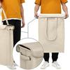 45L Dirty Clothes Basket Space-saving Slim Laundry Hamper Large Capacity Clothes Storage Bin for Home