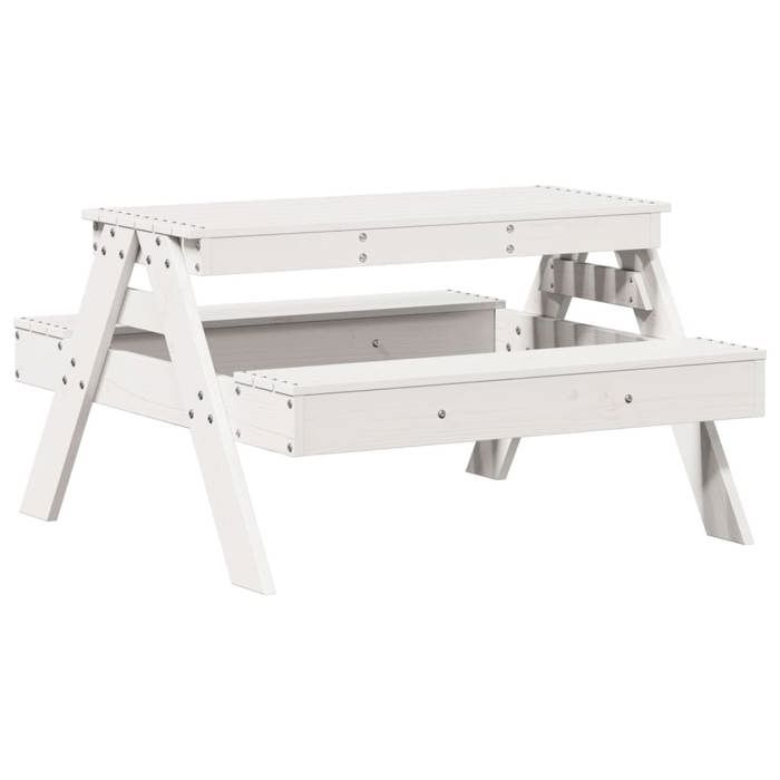 VidaXL Table de Pique-nique pour Enfants, Table à Manger Rectangulaire, Meuble de Camping Jardin Terrasse Patio, Moderne, 832597