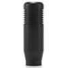 Lunsom 85mm Car Shift Knob Metal Short Shift Knob Aluminum Alloy for Auto and Manual Car (Black)