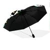 Green Jester Collage Automatic Umbrella - Suitable Travel Outdoor Portable Umbrella Birthday Gift Daily Essentials
