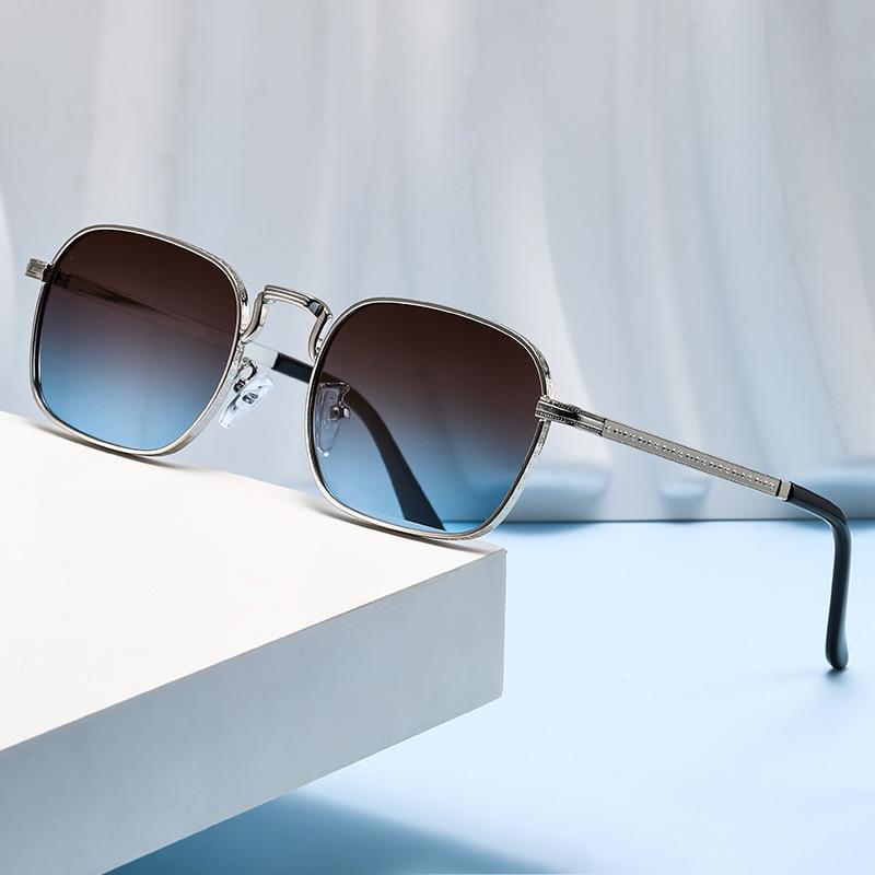 New Trendy Square Oval Sunglasses Black Tint UV Protection Unique Design Fashion Accessories For Men Women