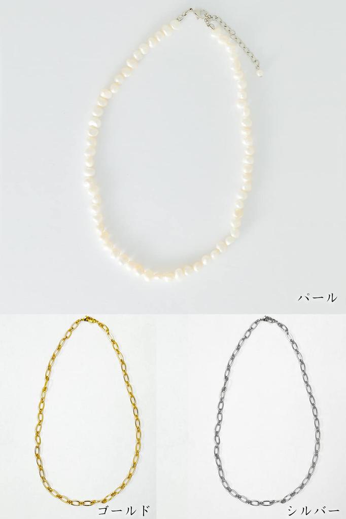 [Liliano] Women's Pearl Necklace, Double Strand, Pearl Chain, for Ceremonies, Entrance Ceremonies, Graduations, Weddings, School Visits, Shrine