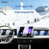 Tempered Glass Screen Protector for 2024-2025 VW Tiguan L Pro Dashboard and Navigation