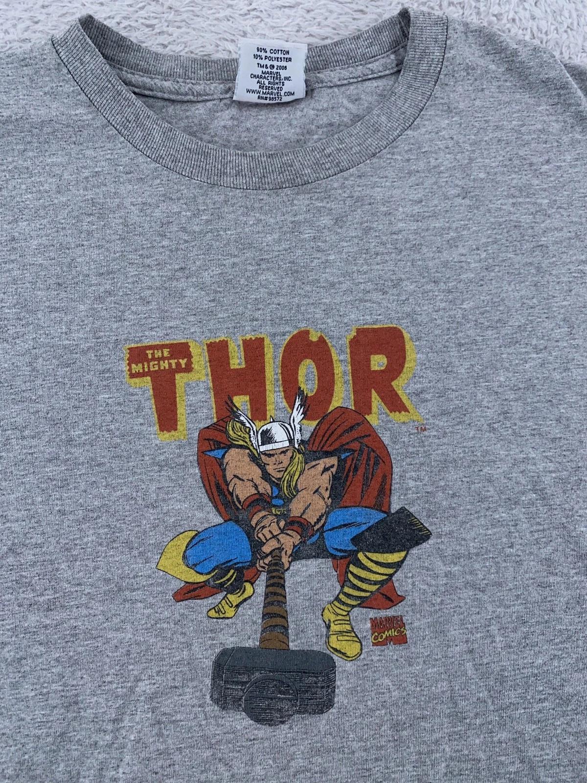 Vintage 2006 The Mighty Thor Shirt Mens L/XL Marvel Comics Superhero T-Shirt 00s 2XL