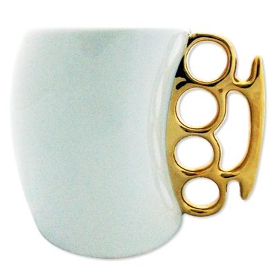 Alça de caneca Soco inglês Copo preto