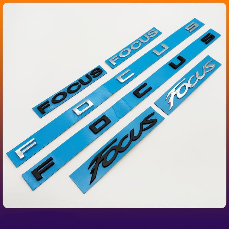 GFYB1 Car Styling Letter Emblem ABS Sticker Rear Bumper Trunk Badge Decals For Ford Focus MK1 MK2 MK3 MK4 Accessories