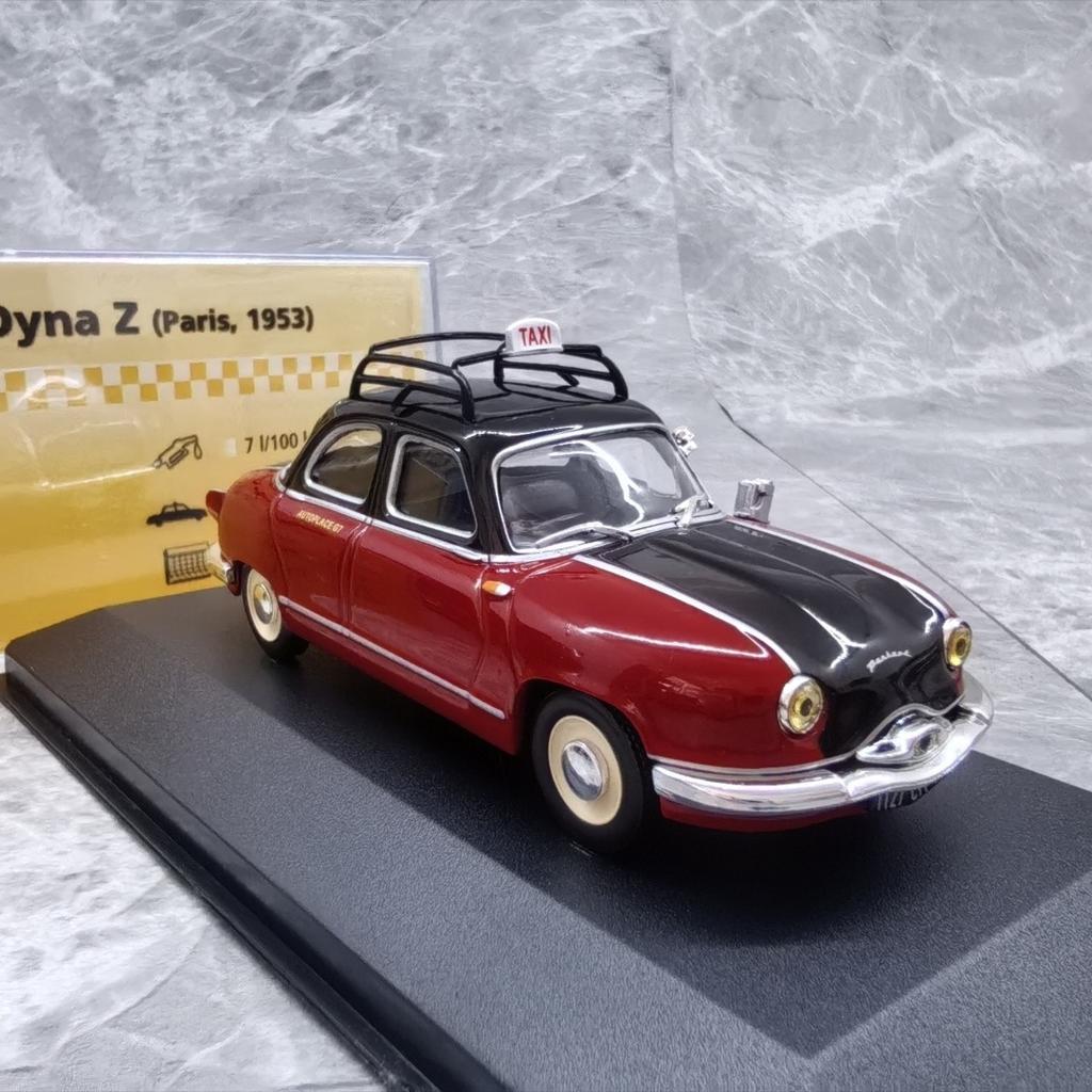 Ixo 1:43 Panhard Dyna Z Paris 1953 Die-Cast Car Model French Taxi