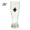 Handheld Slimming Shape Cup 400ML Beer Glass, Spooky Pumpkin Ghost Black Cat Halloween Sturdy High Transparency Glass Cup, Holiday Tall Glassware for