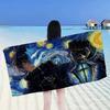 Genshin Impact Flins Big Microfiber Beach Towels Quick Dry Towel Sand Beach Towels Pool Towel for Travel Swim Pool Yoga