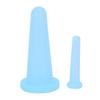 2 PCS Face Cupping Set   Silicone Soft Portable Vacuum Suction Massage Cups for Adults Home Use