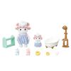Sylvanian Families Doll Furniture Set Together Bath Time DF-26 ST Mark Certified Ages 3 Up Toy Dollhouse