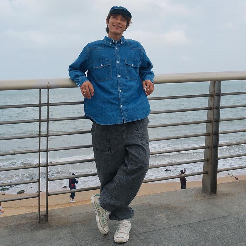 Gap Men's 2025 Spring Elastic Cuff Denim Casual Pants 720846