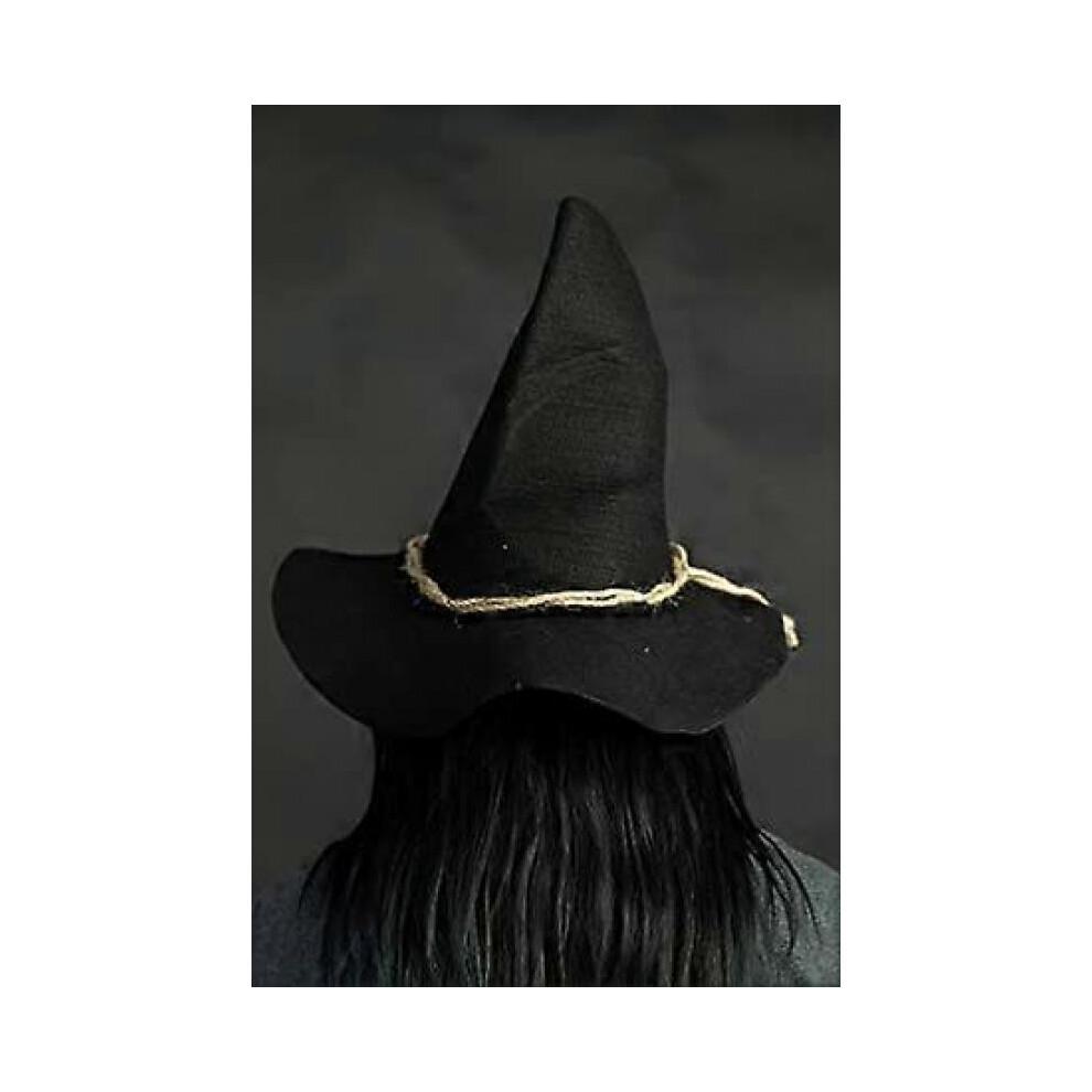 Adult Scarecrow Hat Deluxe Felt Oktoberfest Wizard Witch Hillbilly Hat Costume