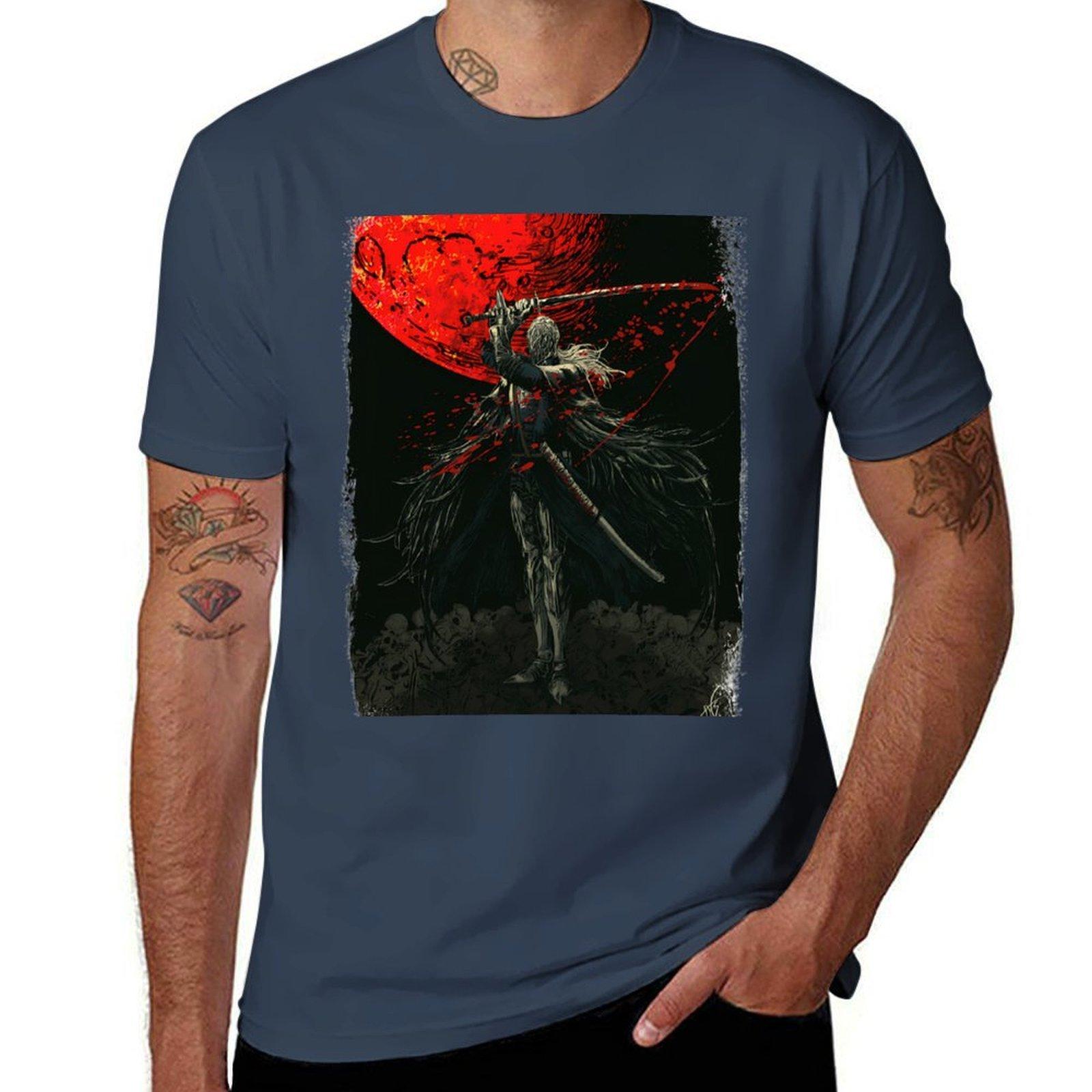 Bloody Crow Of Cainhurst Tshirt Holiday All Match Tshirt S