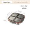 304 Stainless Steel Compartment Lunch Box | Sealed for Portion Control | Office & Microwave Safe