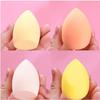 4 stk Beauty Egg Makeup Svamp Makeup Puff Sett Foundation Sponge Puff våt og tørr sminkeverktøy
