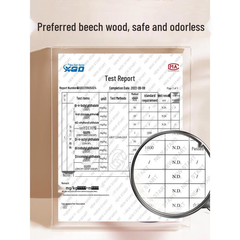 HANDUNYOU Solid Wood Anti-Slip Hangers