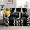 Juventus Football Club Crest Blanket Blanket Home Decor Bedroom Office Rest Blanket Machine Washable