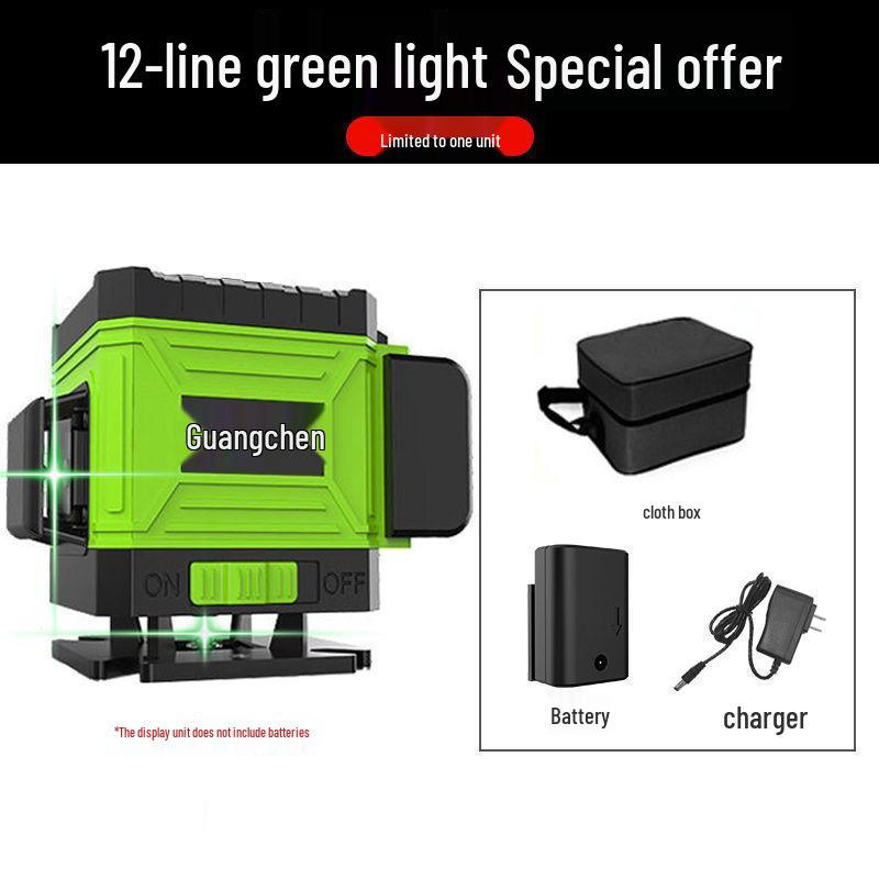 Infrared 16-Line High-Precision Green Laser Level for Wall & Floor Projection