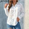 Plus Size Women's Loose-Fit Casual Chiffon Blouse
