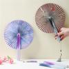 Handheld Round Foldables Hand Magnetic Fan Coolings Fan For Outdoor Sports Christmas Decorations And Travel Performances