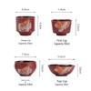 National Tide Forbidden City Red Ceramic Tea Cup Gift Set