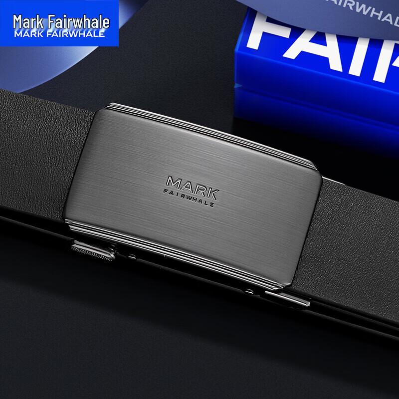 MARK FAIRWHALE Men s Automatic Buckle Leather Belt