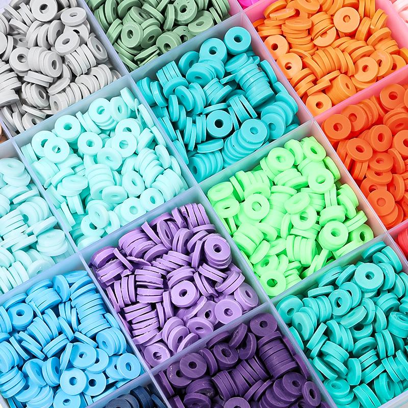 Polymer Clay Beads Box for Jewelry Making Accessories DIY Earring Bracelets Necklace Craft Jewelry Kits For Children Gift