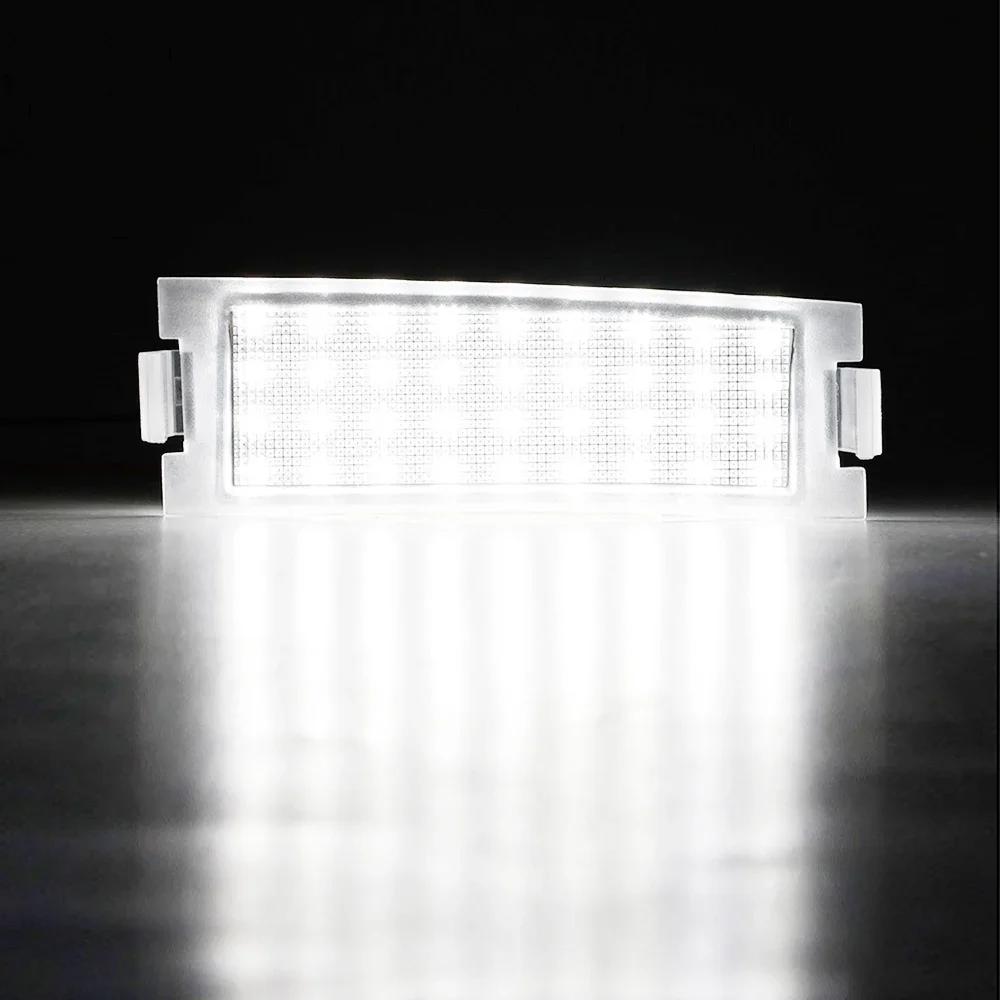 2st Vit LED-nummerskyltljus Nummerskyltslampa För Kia Forte Koup 2-Dörrar 2009 2010 2012 2013 2014 2015 2016 2017