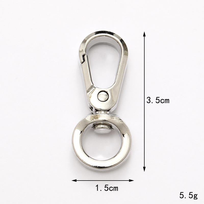 Yi Lian Schmuck Zinklegierung Herzplatte Schlüsselanhänger mit Karabinerverschluss