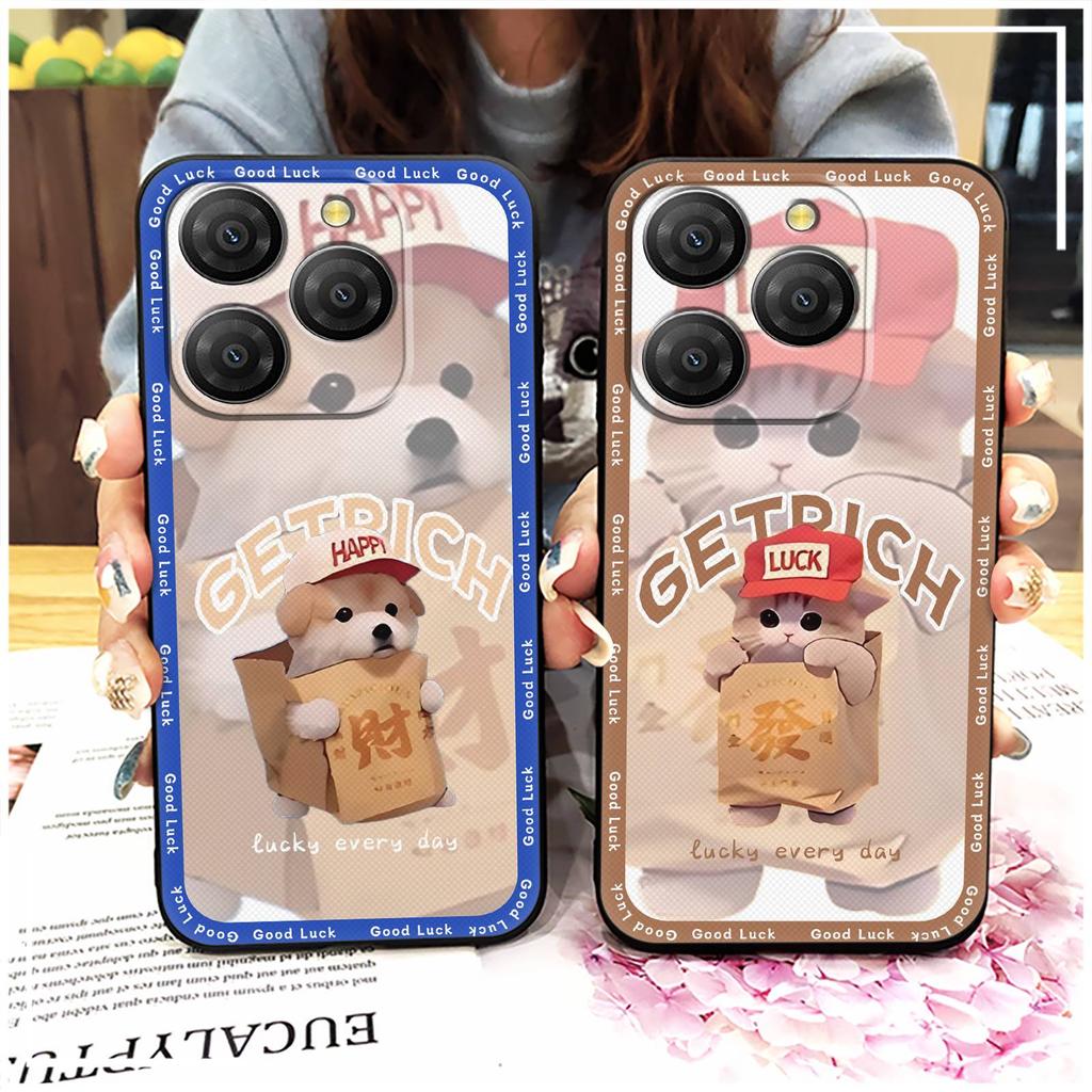 Graffiti Couple Phone Case For Blackview Shark9 5G Anti-dust Protective Cute Fashion Design Full wrap TPU Dirt-resistant