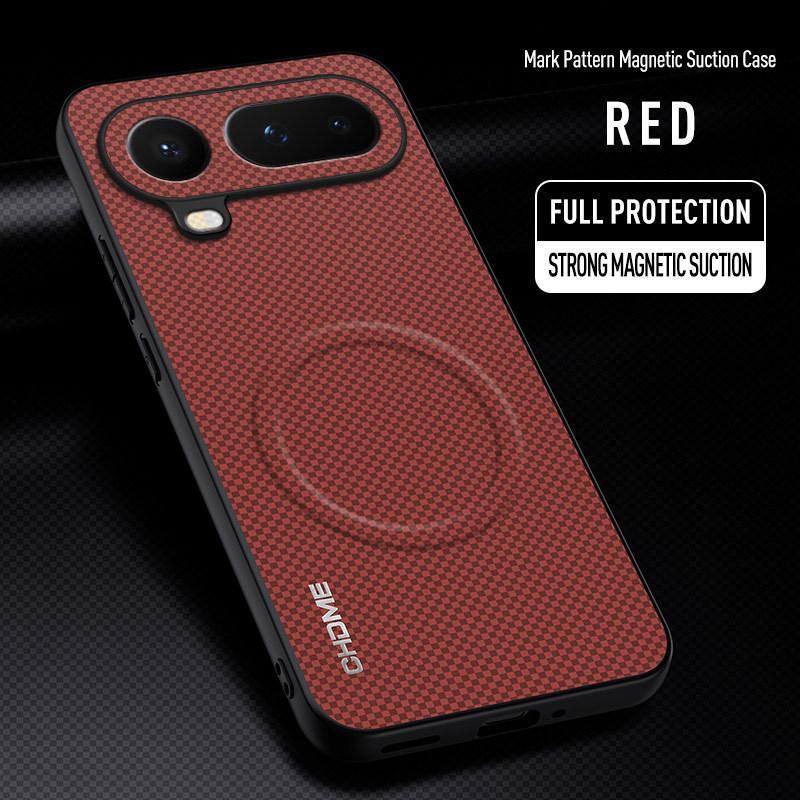 Honor Magic8/X9D Drop-Proof Magnetic Suction Phone Case with New Mark Pattern.